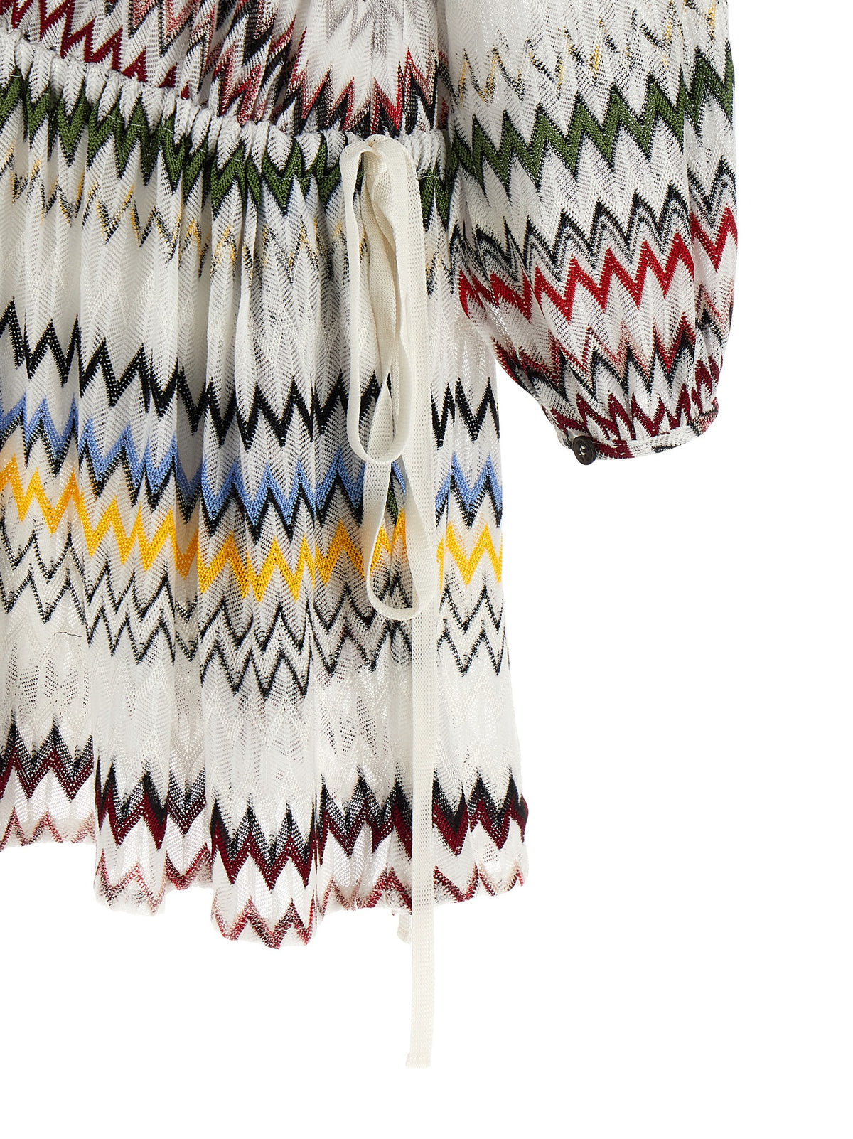 Missoni White Viscose Short Dress - Chic Elegance for Every Occasion