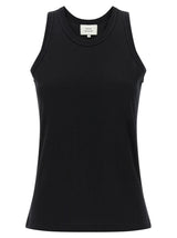 T-shirt sans manches Loulou De Saison en coton noir