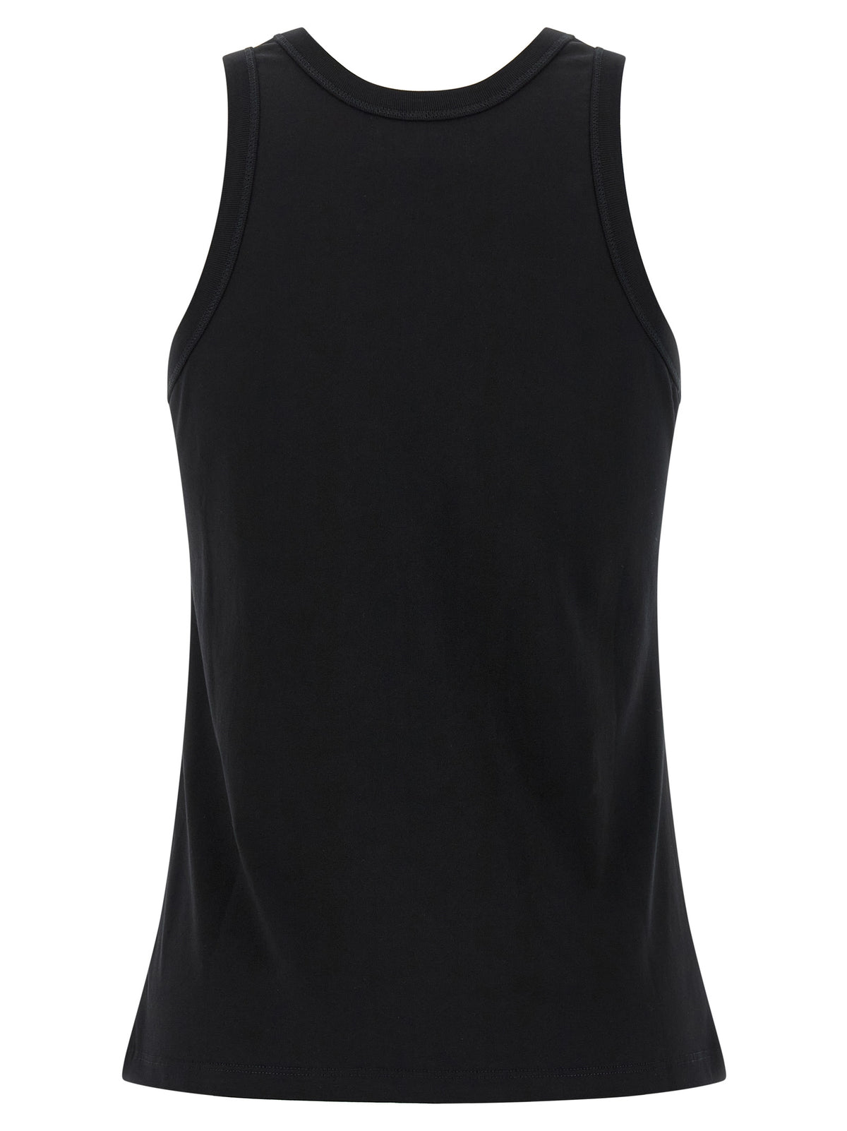 T-shirt sans manches Loulou De Saison en coton noir