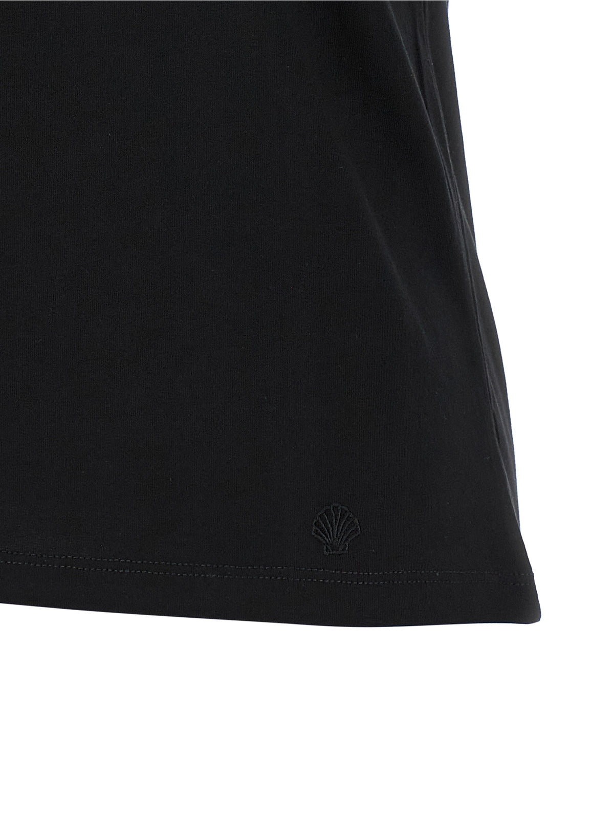 T-shirt sans manches Loulou De Saison en coton noir