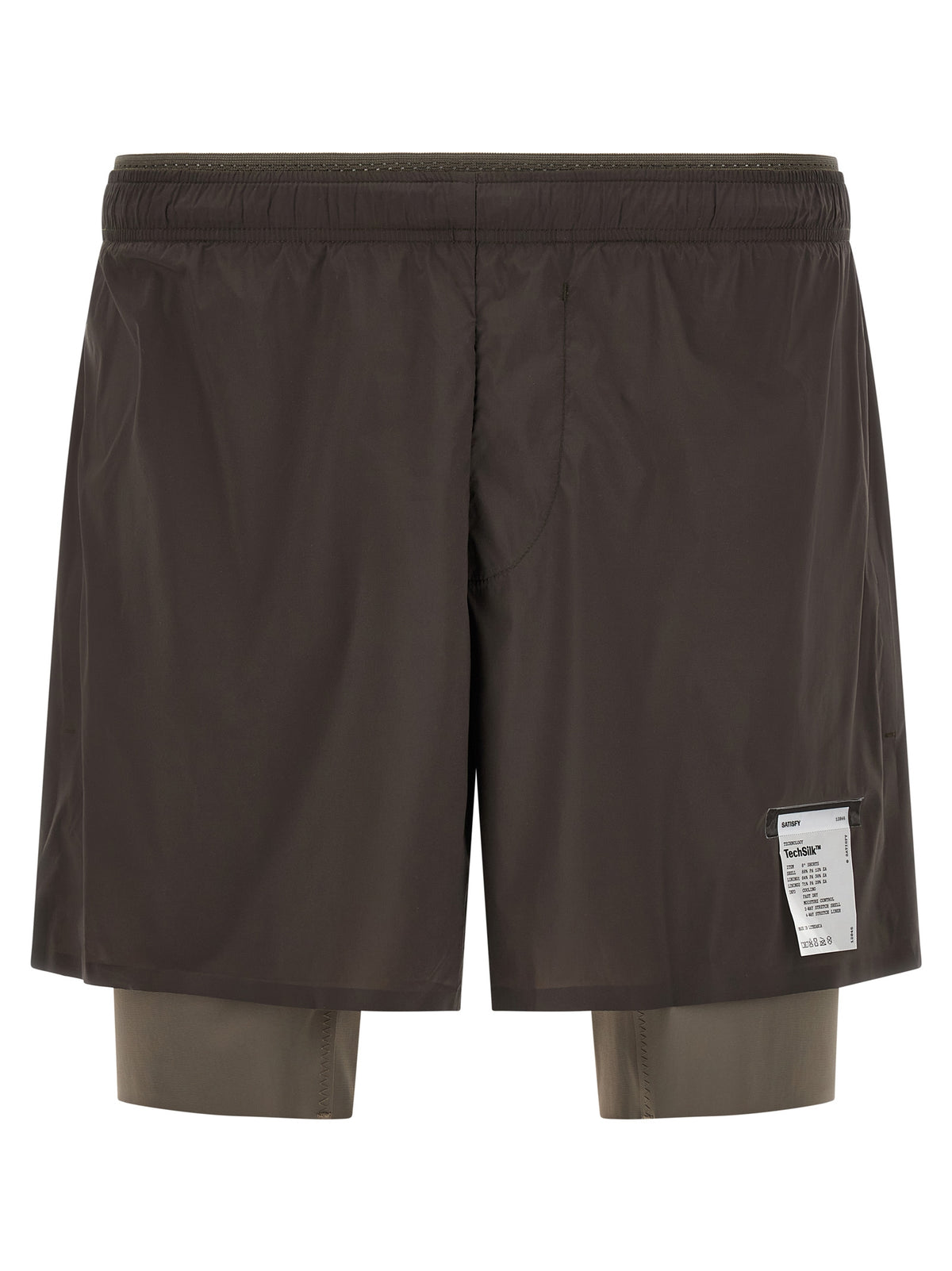 Shorts bermuda en nylon gris SATISFY