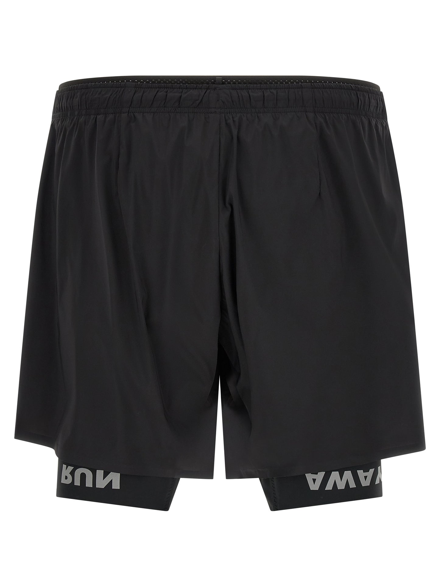 SATISFY Black Nylon Bermuda Shorts