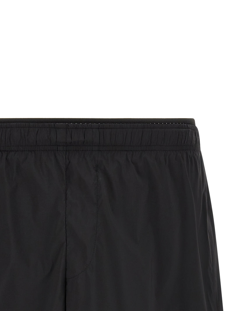 SATISFY Black Nylon Bermuda Shorts
