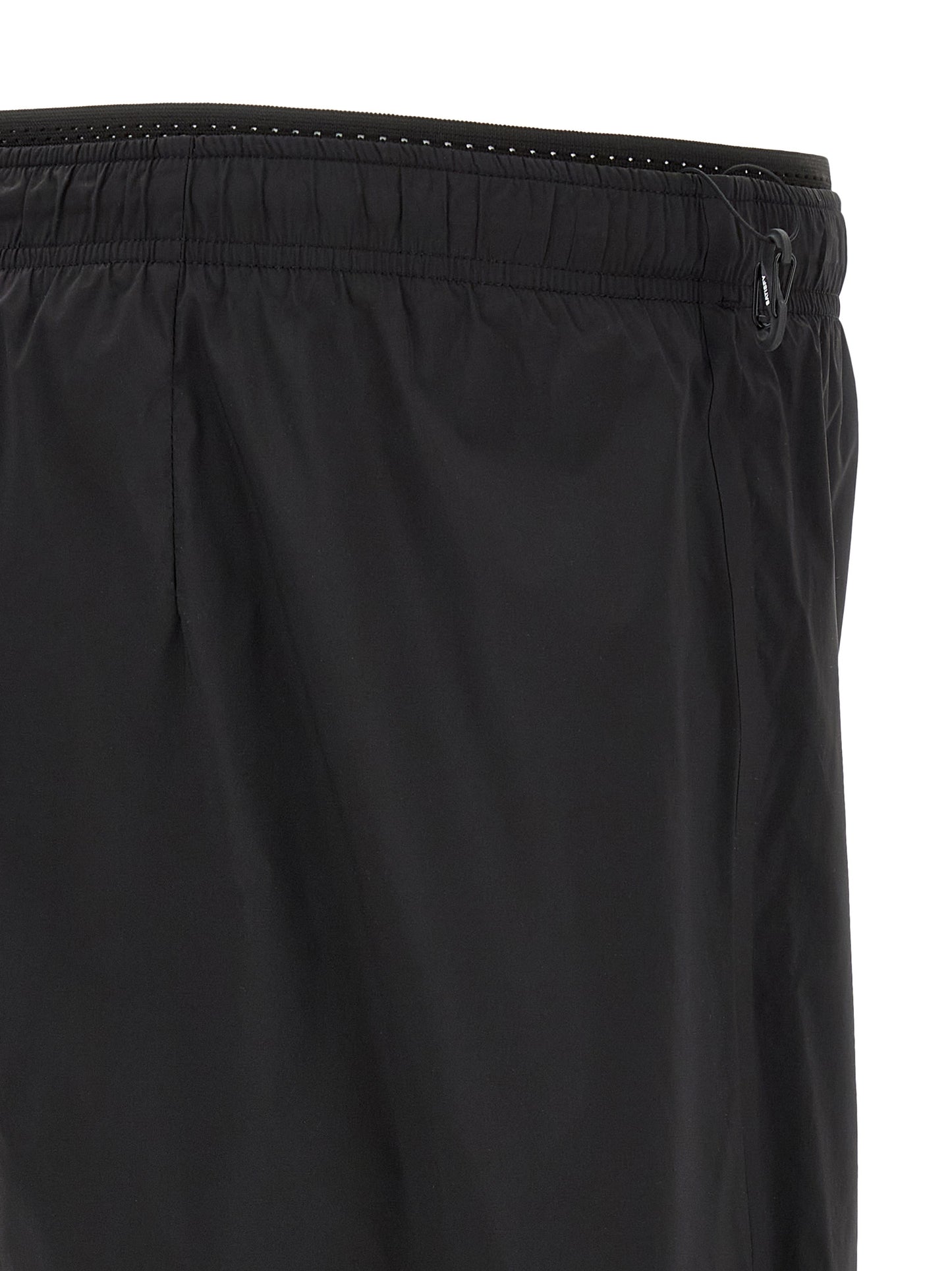 SATISFY Black Nylon Bermuda Shorts