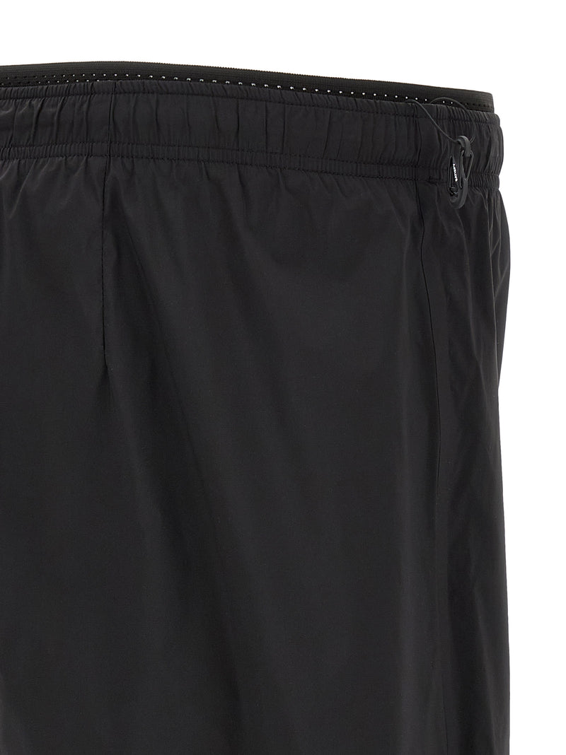 SATISFY Black Nylon Bermuda Shorts