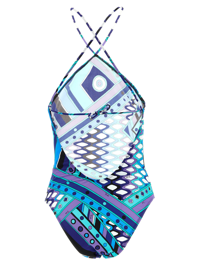 Maillot de bain une pièce Emilio Pucci en polyamide multicolore