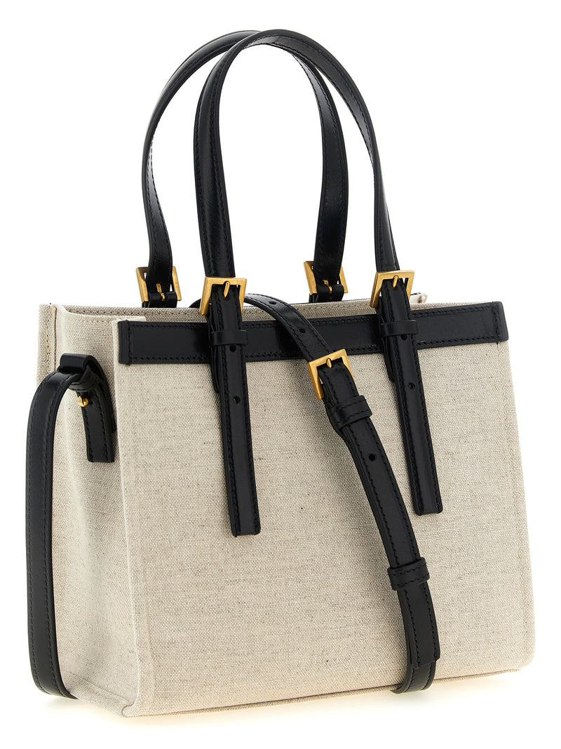 Versace Rivière Beige Linen Tote Bag