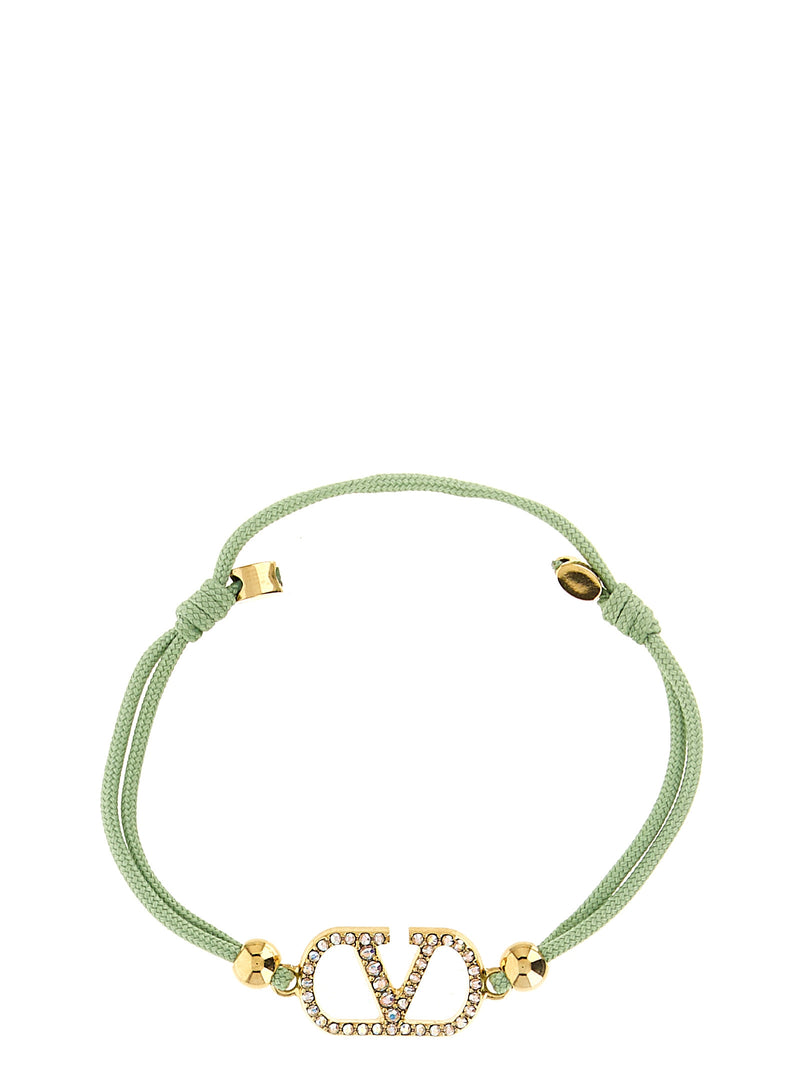 Bracelet Bicolore Valentino Garavani VLogo Signature en Polyester