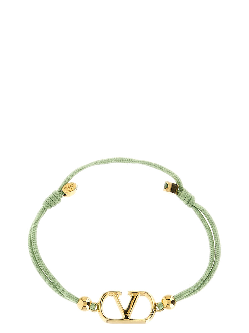 Bracelet Bicolore Valentino Garavani VLogo Signature en Polyester