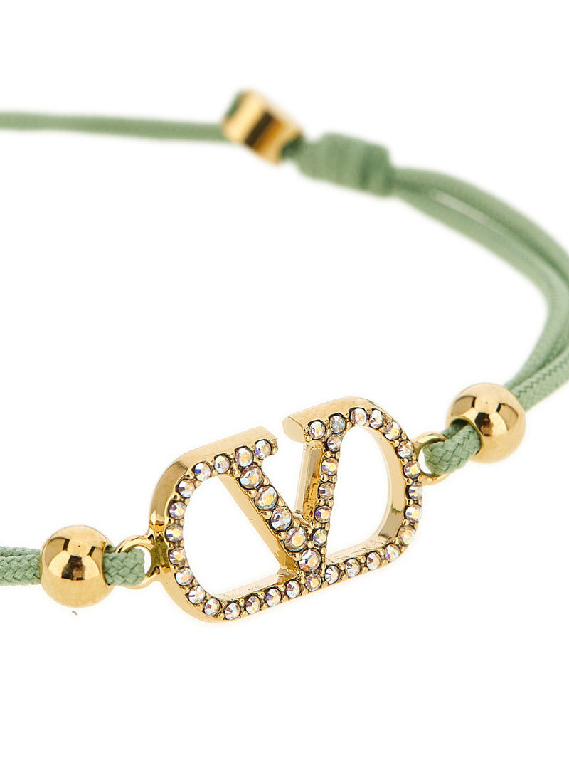 Bracelet Bicolore Valentino Garavani VLogo Signature en Polyester