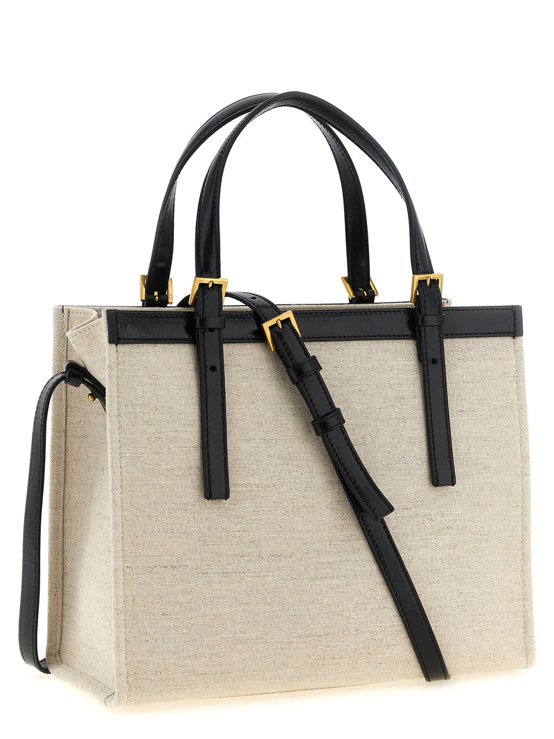 Versace Medium ‘Rivière’ Beige Leather Tote Bag