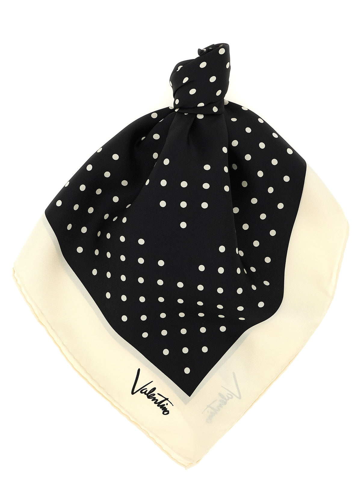 Foulard en Soie Bicolore Valentino Garavani