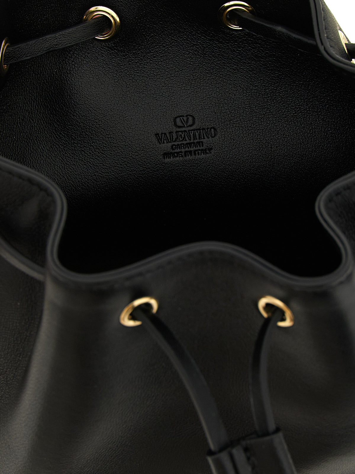 Sac bandoulière Valentino Garavani en cuir d'agneau noir