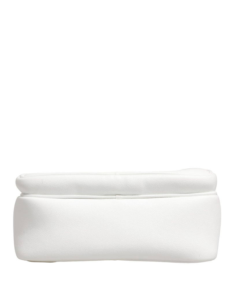 Dolce & Gabbana White Logo Plaque Crossbody Shoulder Bag for Men