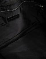 Dolce & Gabbana The King of Love Black White Striped Backpack