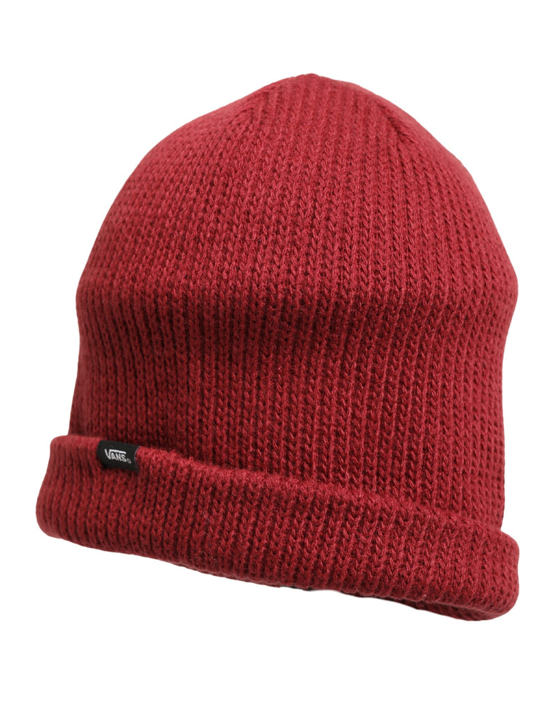 Vans Women Bordeaux Wool Knitted Winter Beanie Capello Hat