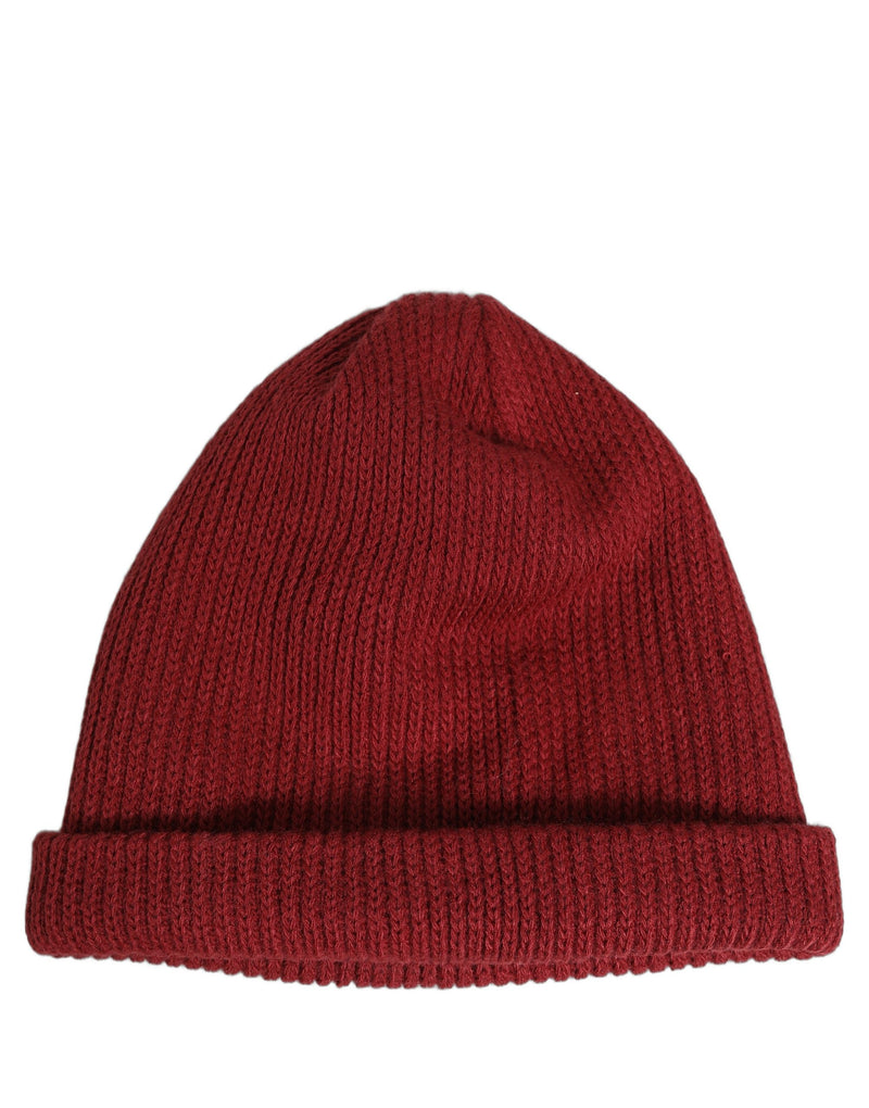 Vans Women Bordeaux Wool Knitted Winter Beanie Capello Hat