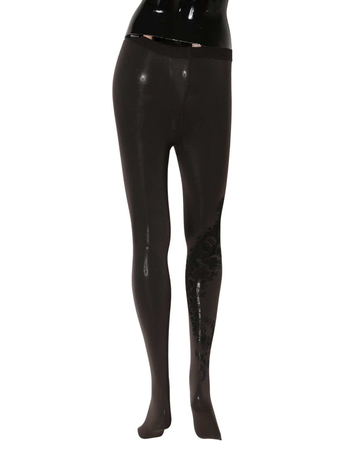 Dolce & Gabbana Black Nylon Tights Stocking Pantyhose Women Socks