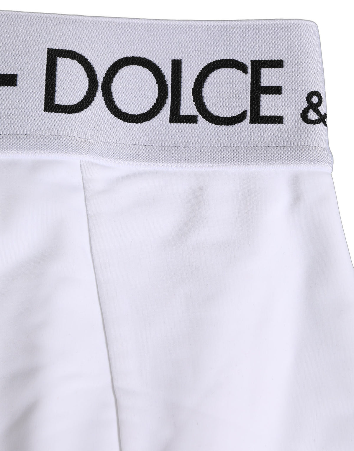 Dolce & Gabbana White Logo Waistband Coulotte Panty Underwear