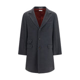 Brunello Cucinelli Gray Cashmere Coat