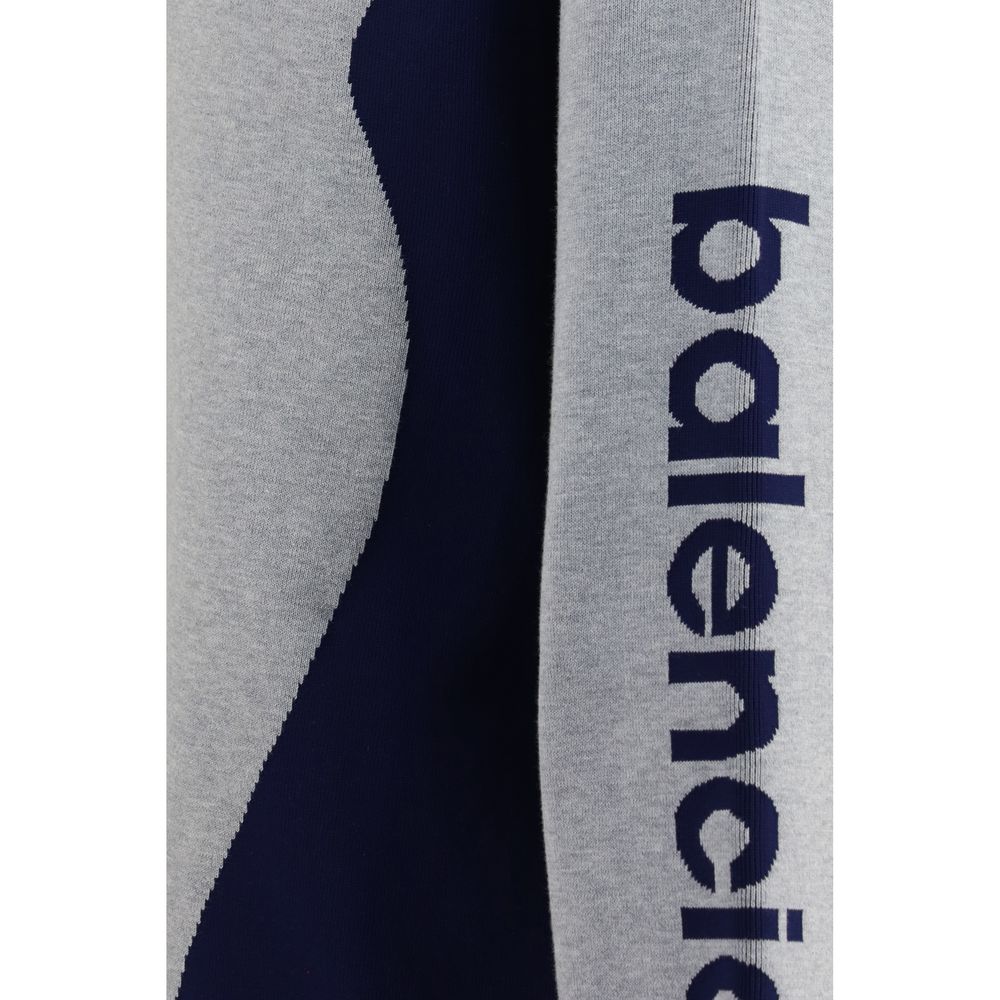 Balenciaga Gray Cotton Sweatshirt - Bodys Zip Knit Sweater
