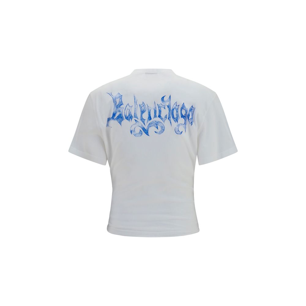 T-shirt Balenciaga en coton blanc