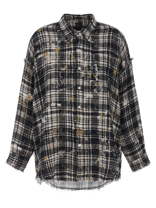 Chemisier en coton multicolore R13