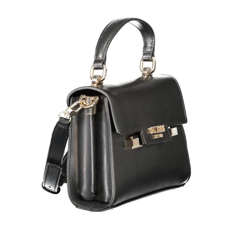 Guess Jeans ECO ALDITH MINI BAG - Élégant Sac à Main Noir pour Femme