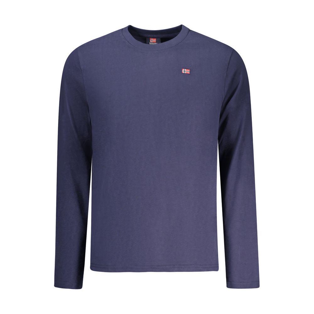 Norway 1963 Blue Cotton Men's Long Sleeve T-Shirt