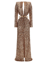 Robe longue multicolore en polyester Elisabetta Franchi