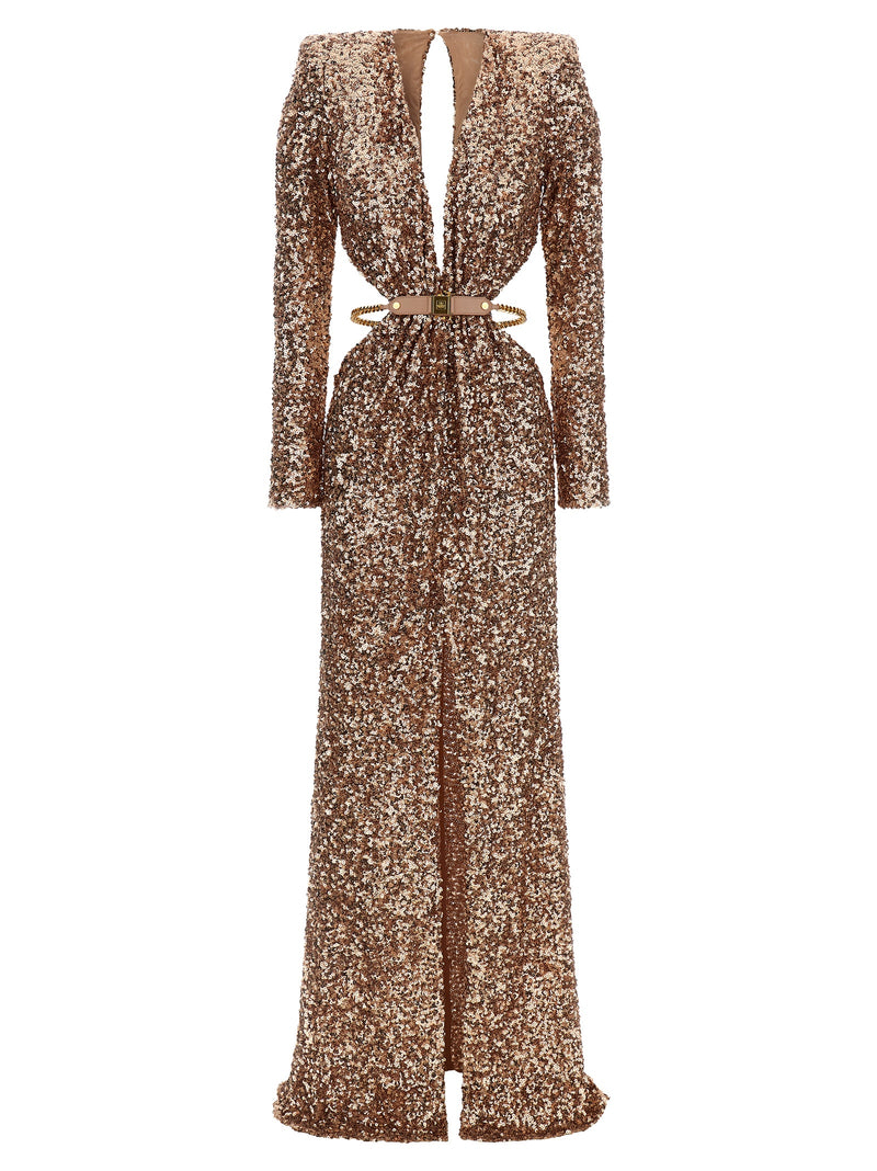 Robe longue multicolore en polyester Elisabetta Franchi