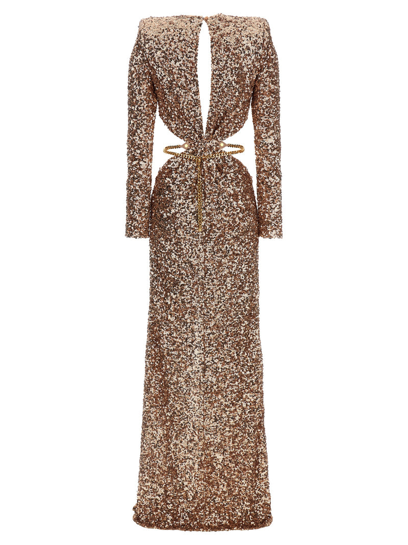 Robe longue multicolore en polyester Elisabetta Franchi