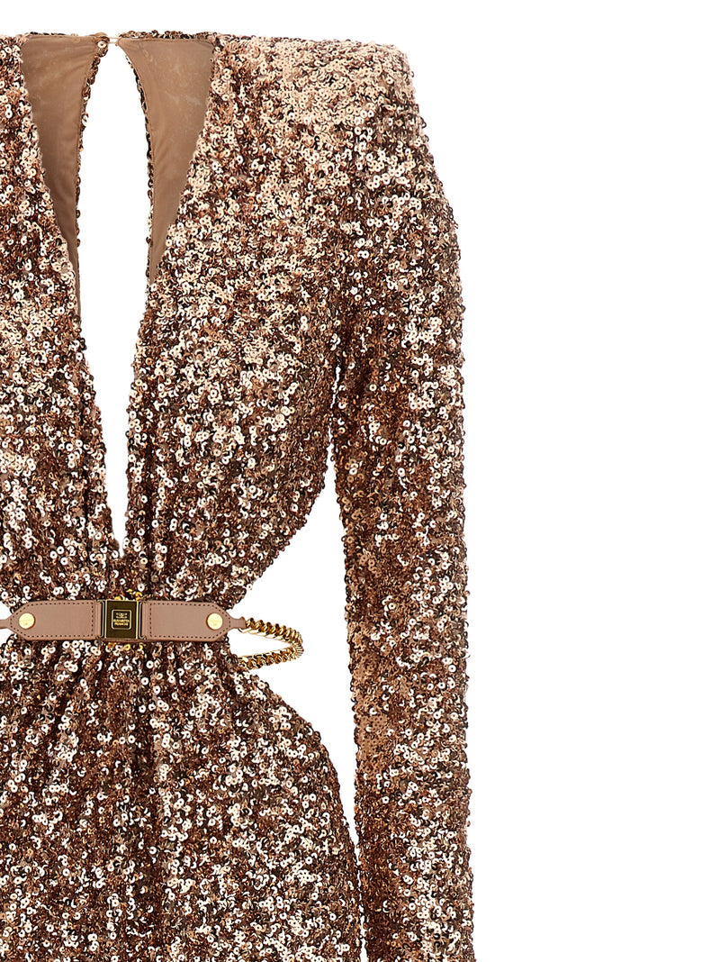 Robe longue multicolore en polyester Elisabetta Franchi