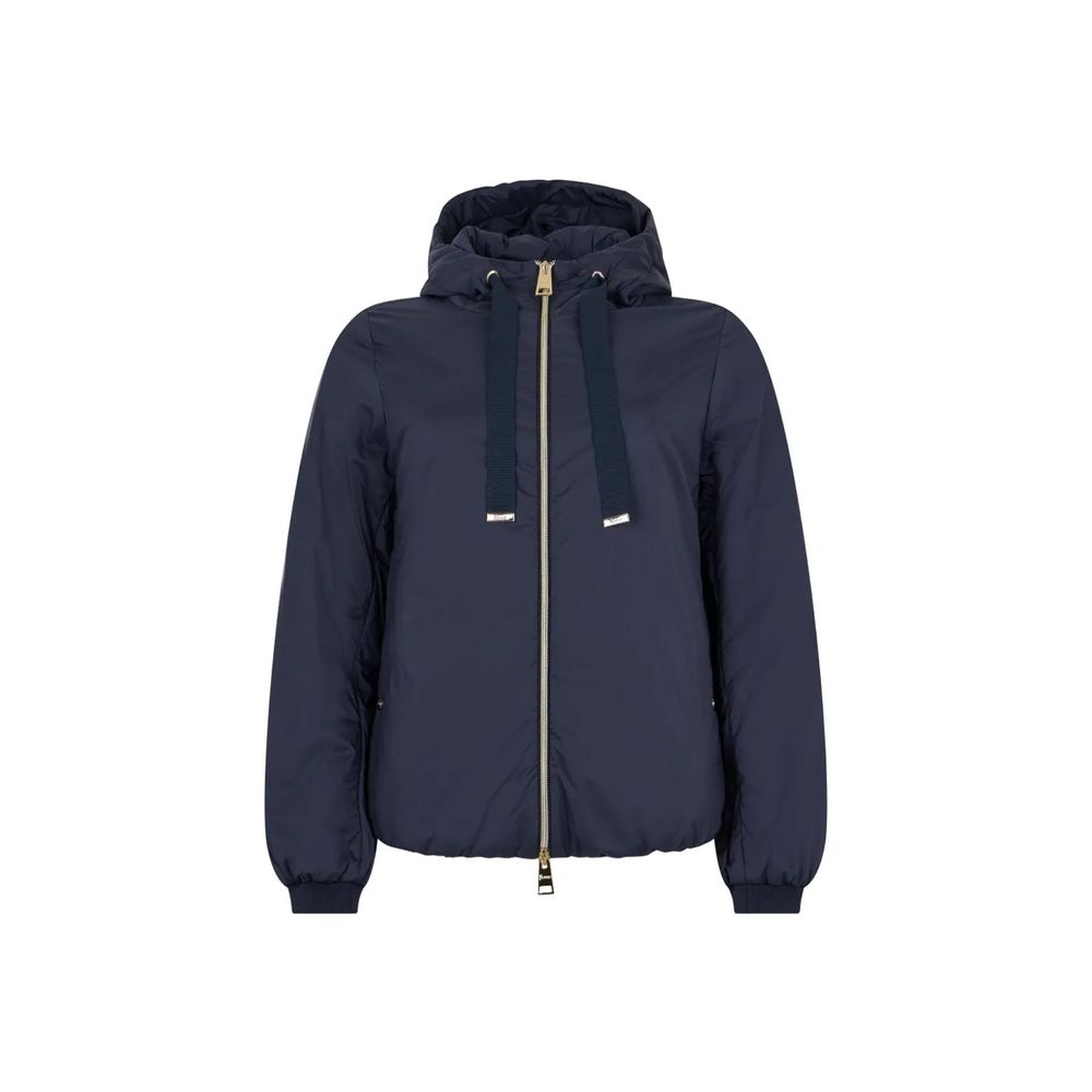 Herno Blue Polyamide Full-Length Jacket for Women