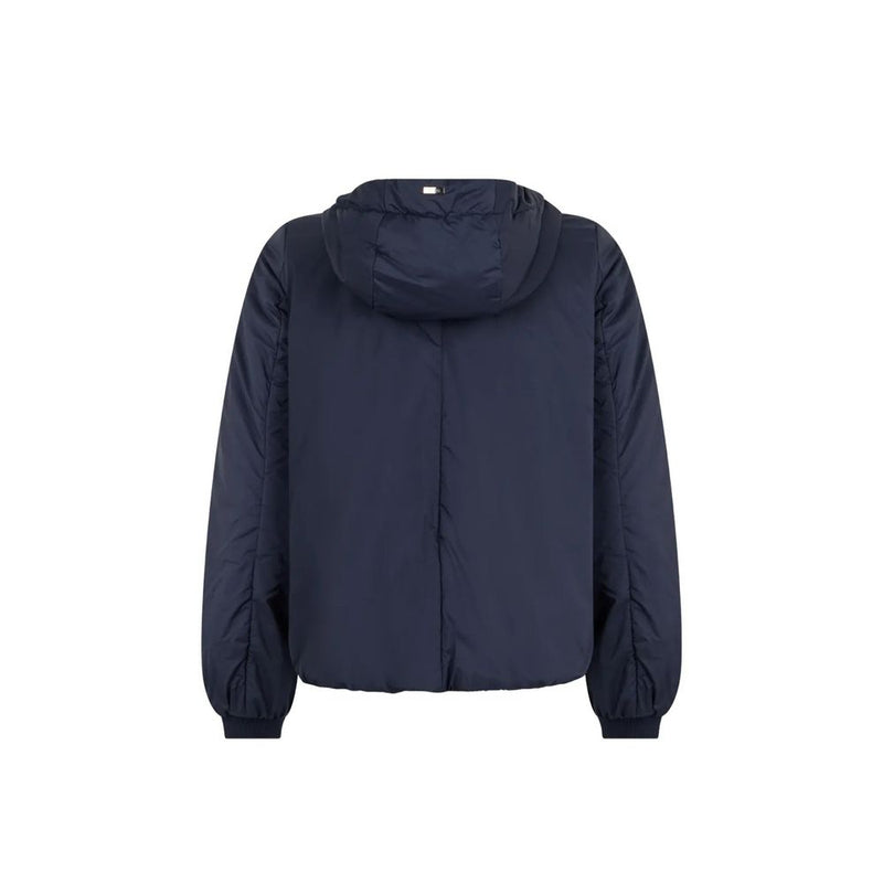 Herno Blue Polyamide Full-Length Jacket for Women