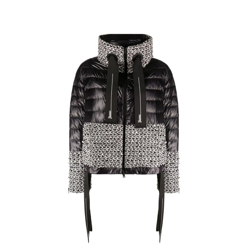 Herno Black Polyamide Full-Length Jacket for Women