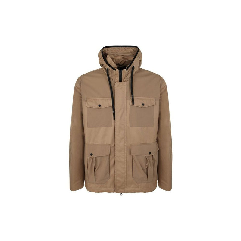 Herno Brown Cotton Parka for Men - Stylish and Functional