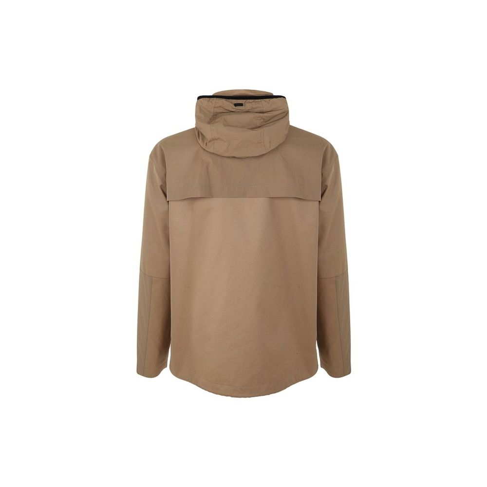 Herno Brown Cotton Parka for Men