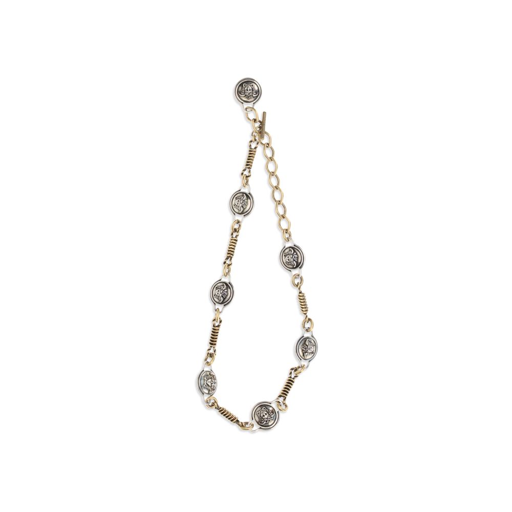 Collier en laiton argenté Versace