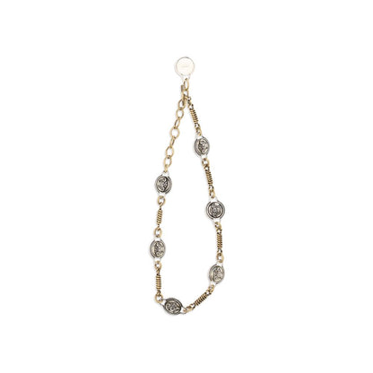 Collier en laiton argenté Versace