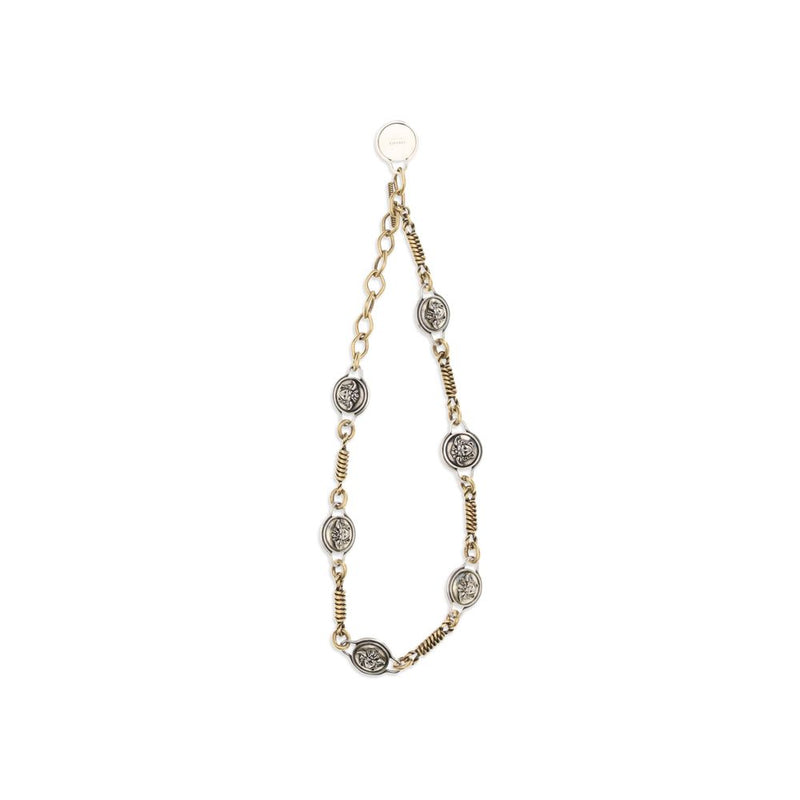 Collier en laiton argenté Versace
