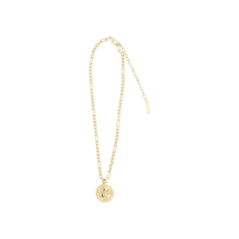 Collier Versace en laiton doré