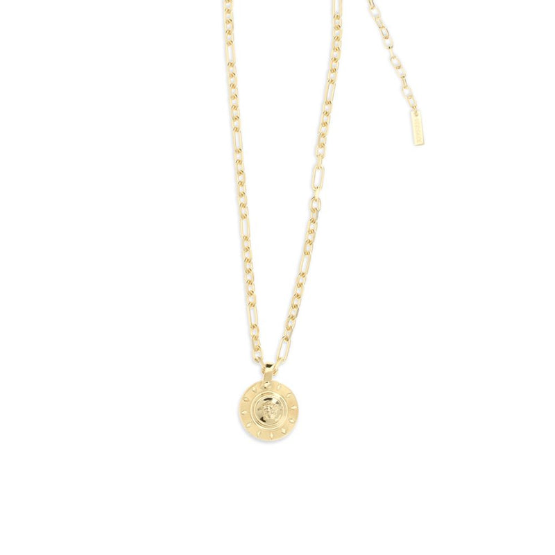 Collier Versace en laiton doré