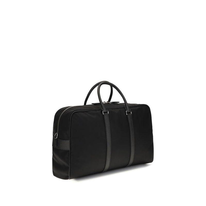Prada Black Recycled Polyamide Travel Bag