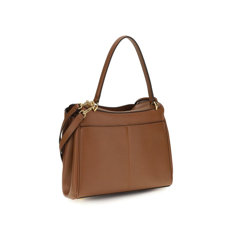 Sac bandoulière Balenciaga Bos Taurus en cuir de veau marron