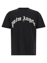T-shirt bicolore en coton Palm Angels