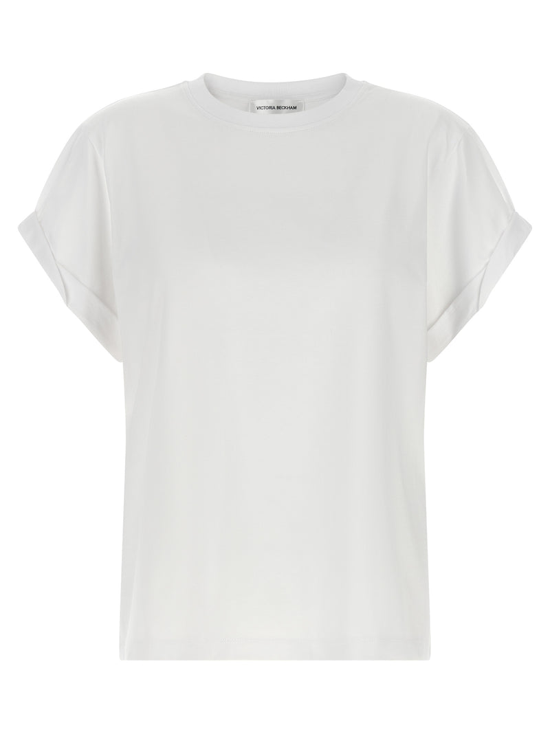Victoria Beckham Tilly White Cotton T-Shirt