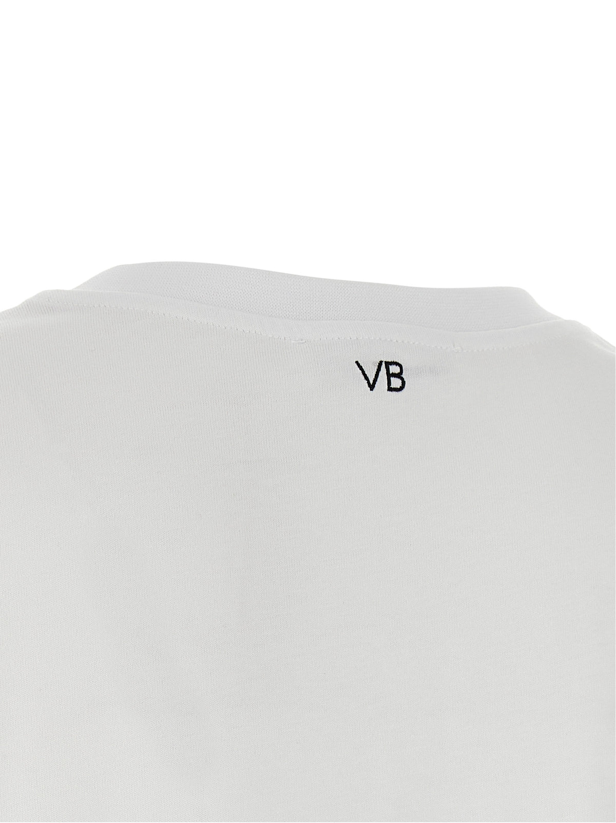 Victoria Beckham Tilly White Cotton T-Shirt for Women