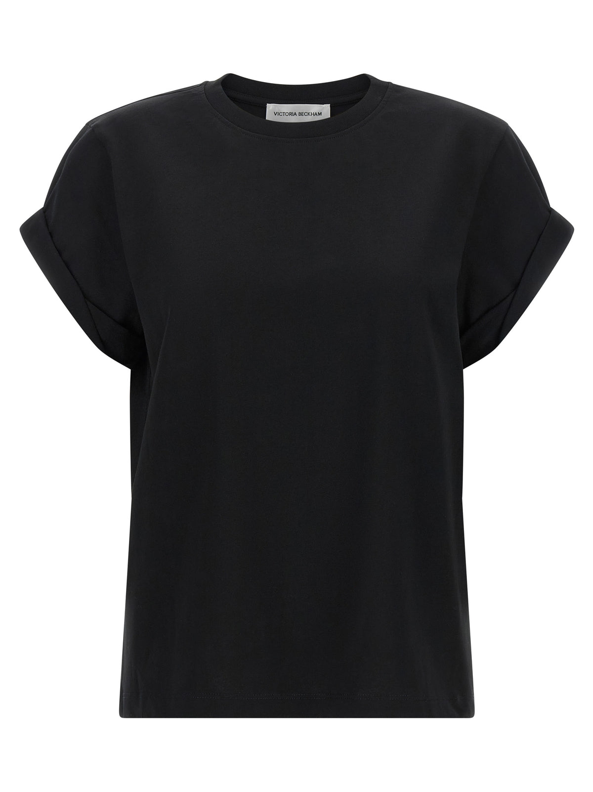 Victoria Beckham Tilly Black Cotton T-Shirt