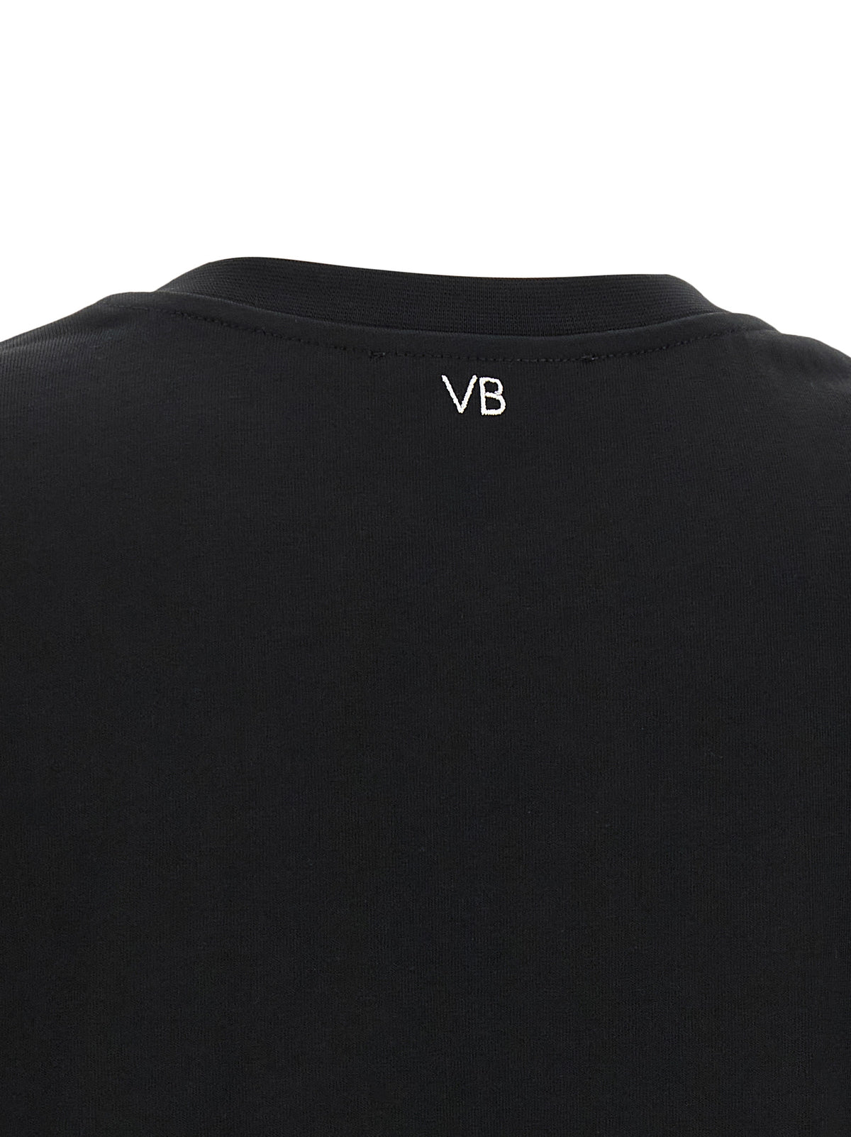 Victoria Beckham Tilly Black Cotton T-Shirt